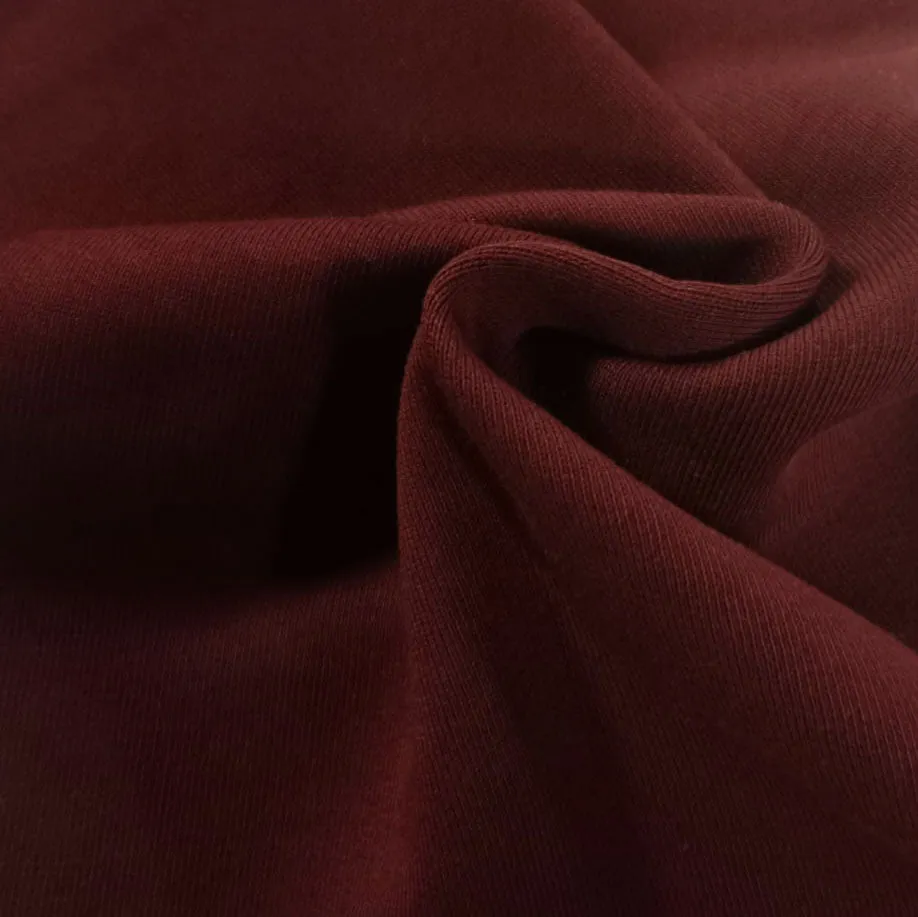 100% Organic Cotton Fleece - Mulberry (2FT017)