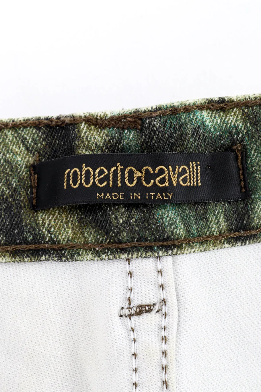 2003 F/W Leopard & Chain Jeans