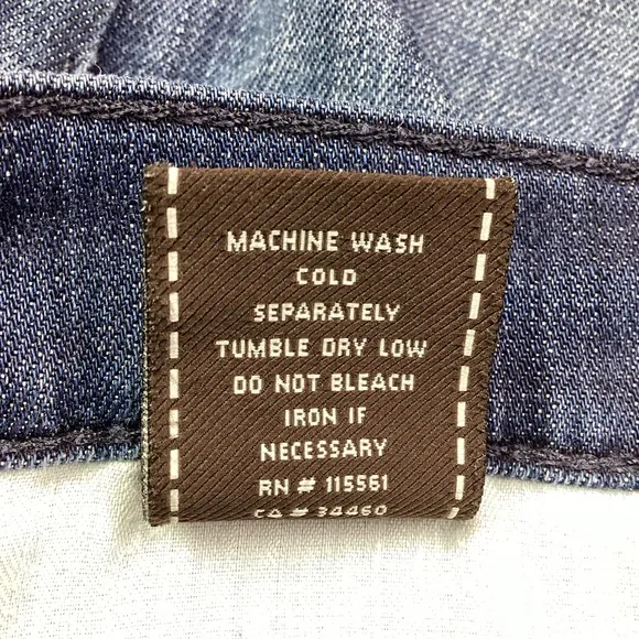 7 For All Mankind Straight Leg Jeans Blue