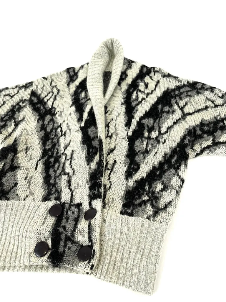 90s Mohair Intarsia Cardigan