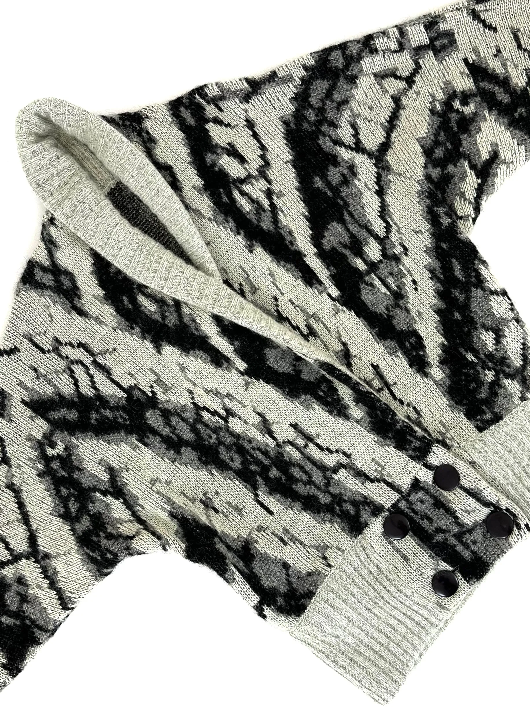 90s Mohair Intarsia Cardigan