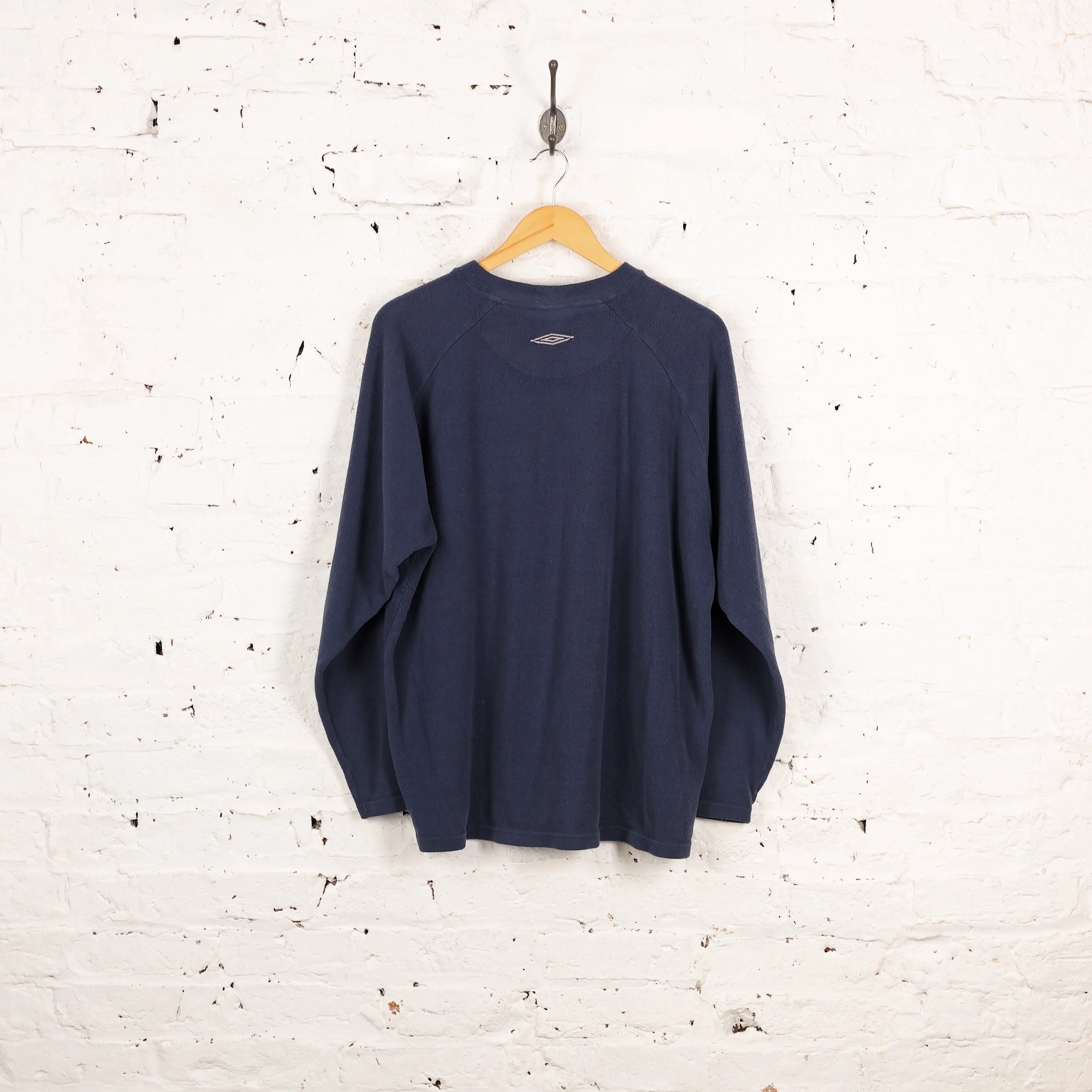 90s Umbro Fleece Sweatshirt - Blue - XL