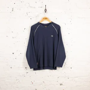 90s Umbro Fleece Sweatshirt - Blue - XL