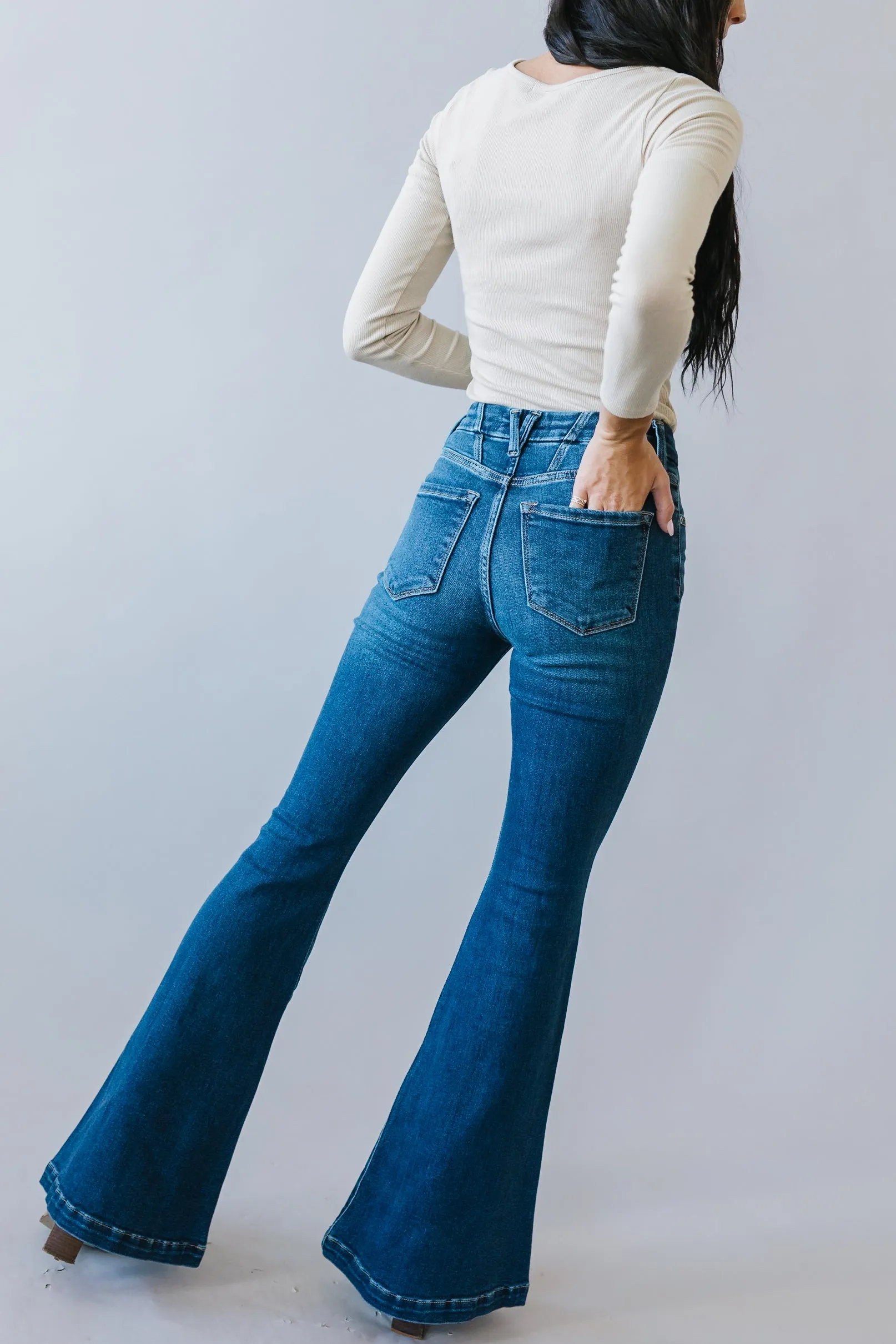Abbey Road Super Flare Jeans by Kancan