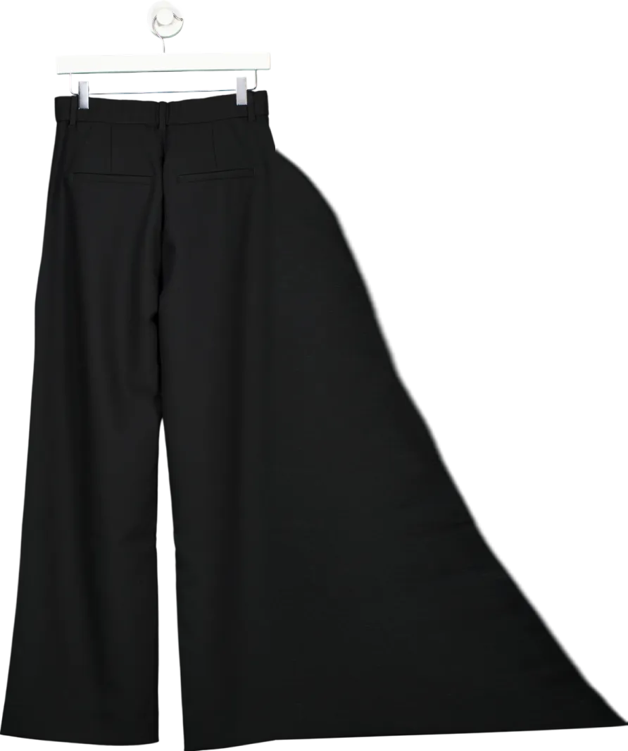 Abercrombie & Fitch Black Sloane Tailored Wide Leg Trousers W27