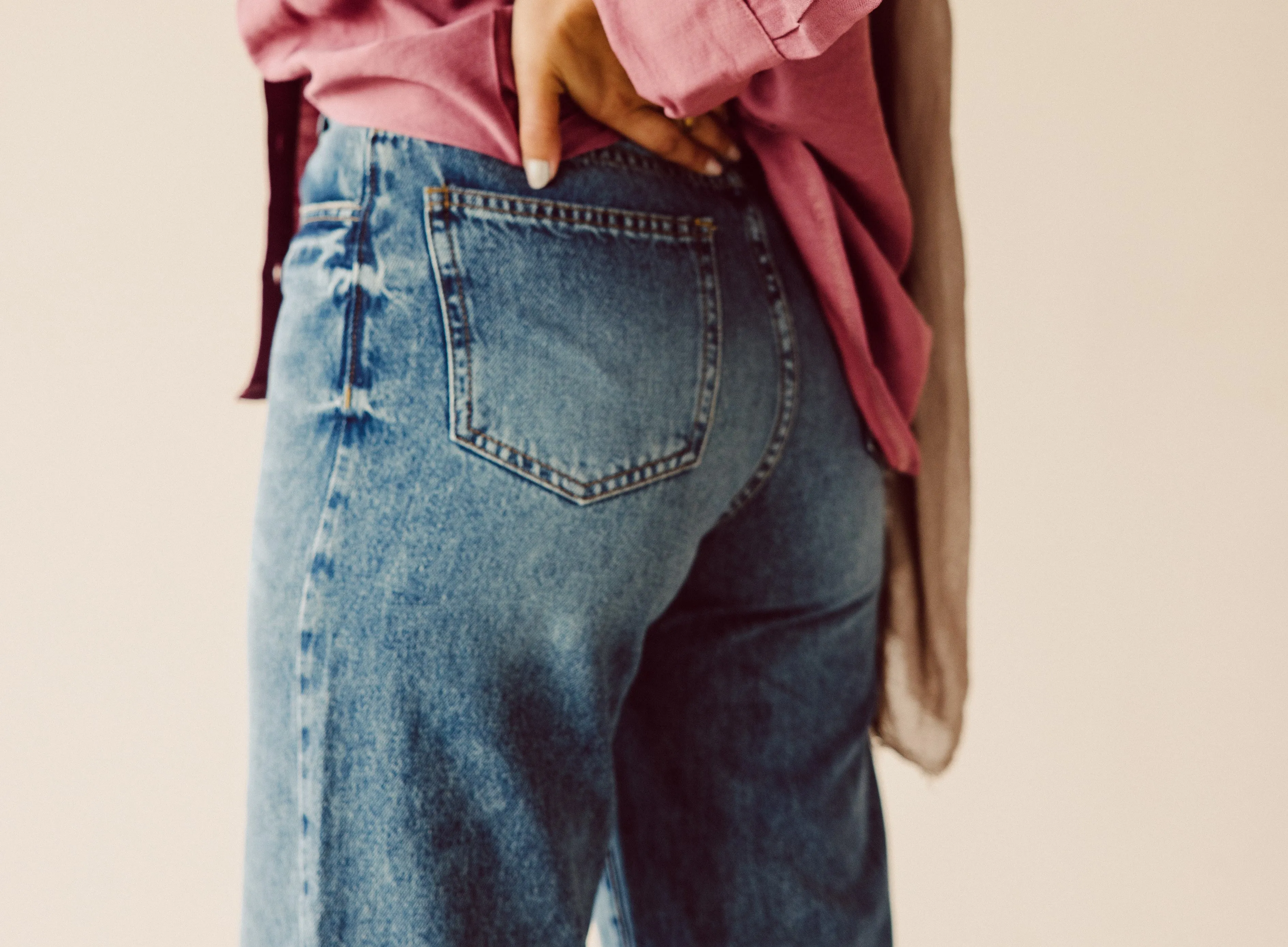 Acid Blue Wide Leg jeans