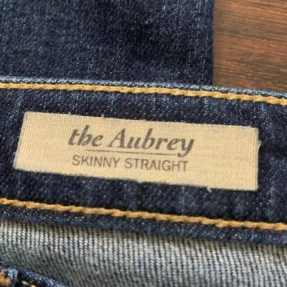 Adriano Goldschmied dark wash The Aubrey skinny straight jeans size 32