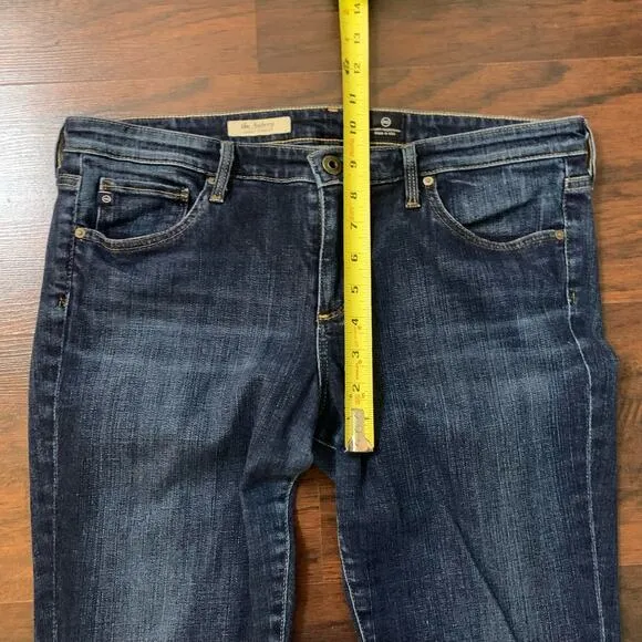 Adriano Goldschmied dark wash The Aubrey skinny straight jeans size 32