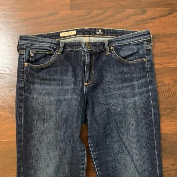 Adriano Goldschmied dark wash The Aubrey skinny straight jeans size 32