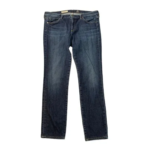 Adriano Goldschmied dark wash The Aubrey skinny straight jeans size 32