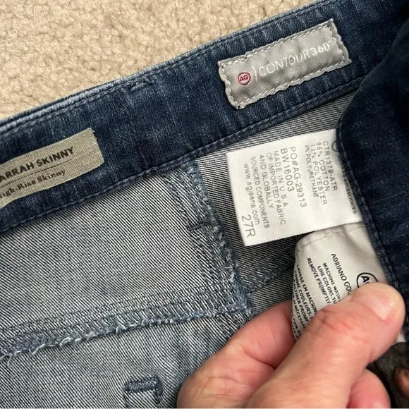 AG The Farrah High Rise Skinny Contour Jeans ATR Wash