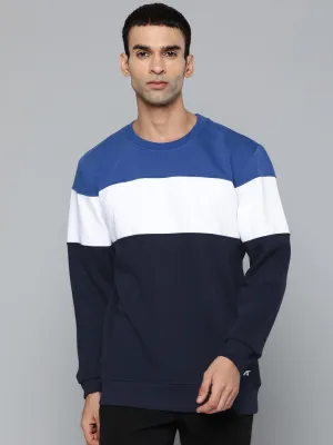 Alcis Men Casual Navy Blue Sweatshirts