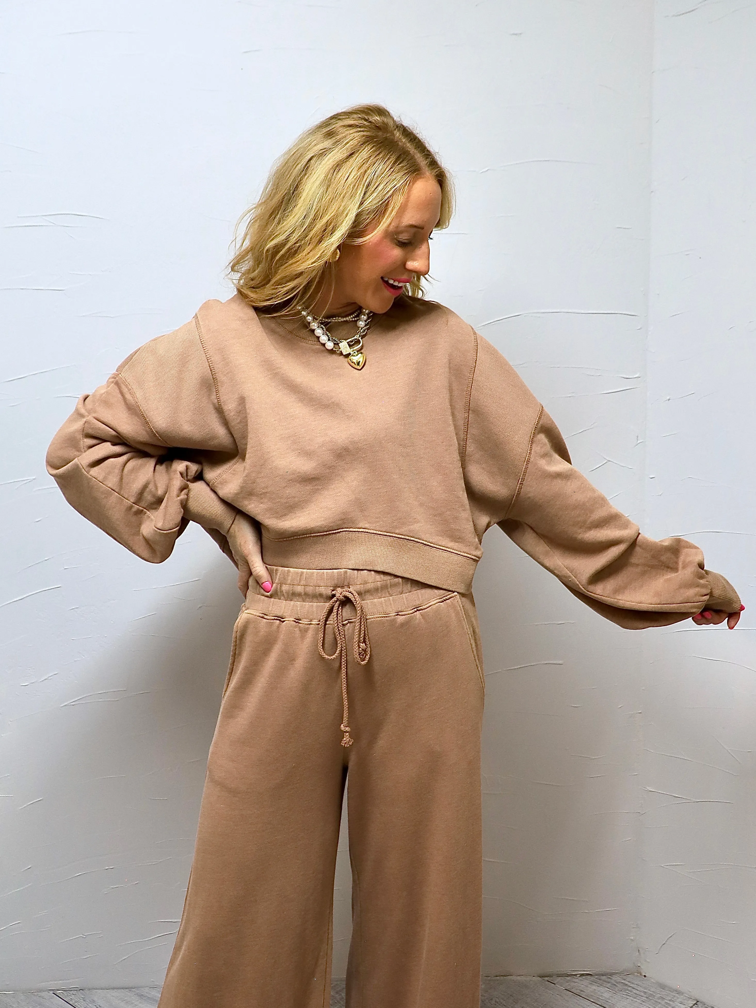All Star Lounge Top In Coffee