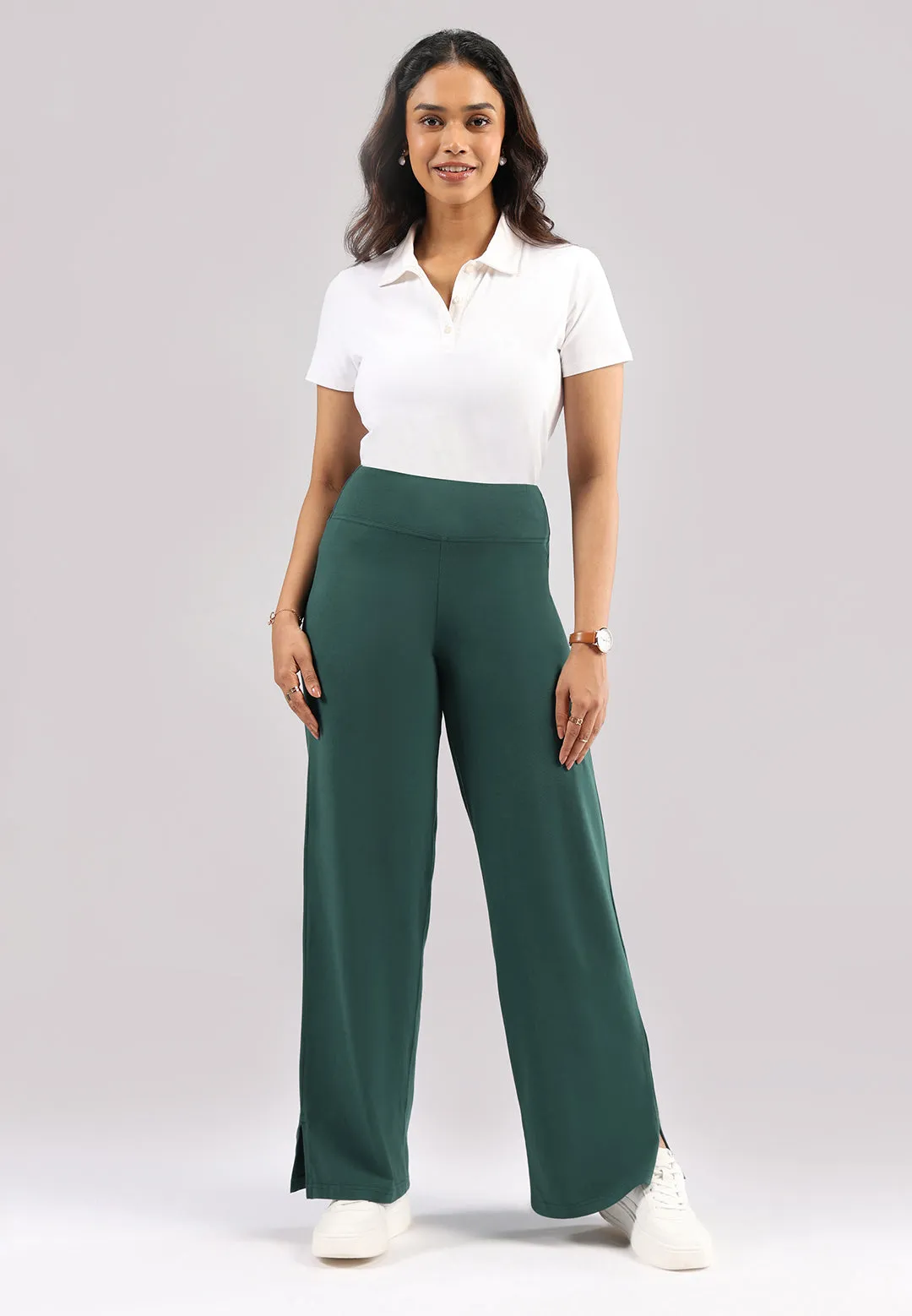 AM:PM Air Wide Trousers - Cotton Tall