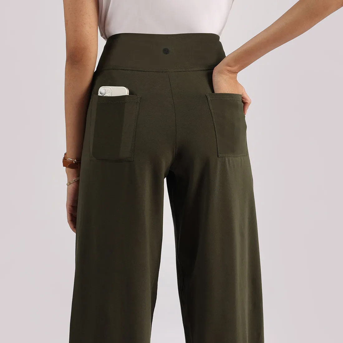 AM:PM Air Wide Trousers - Cotton Tall