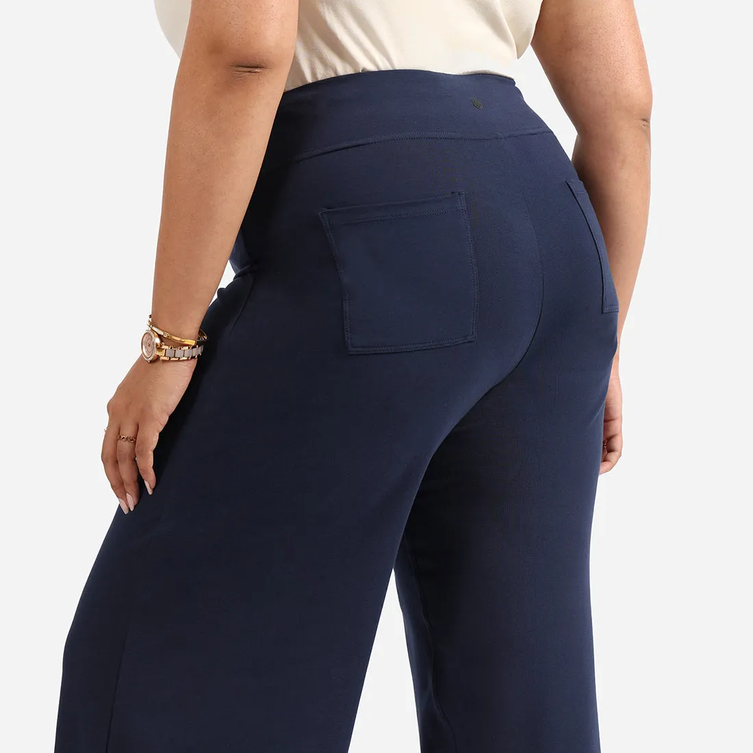 AM:PM Air Wide Trousers - Cotton Tall
