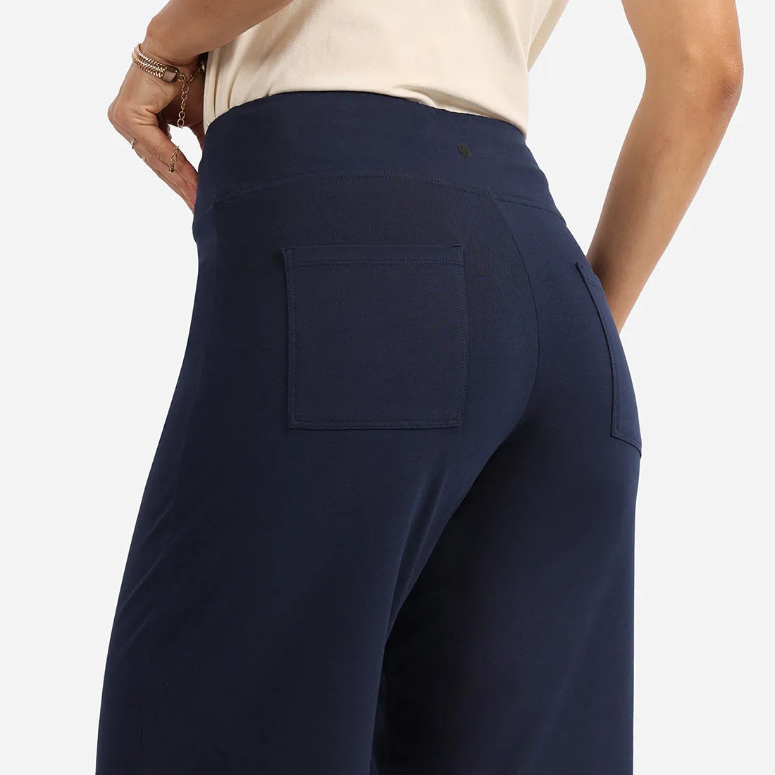 AM:PM Air Wide Trousers - Cotton Tall