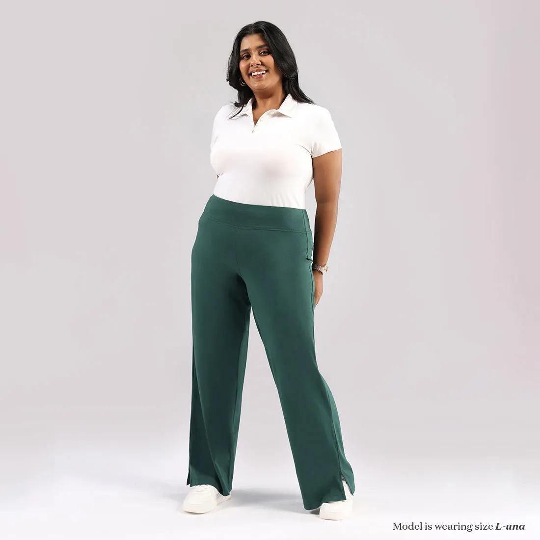 AM:PM Air Wide Trousers - Cotton Tall