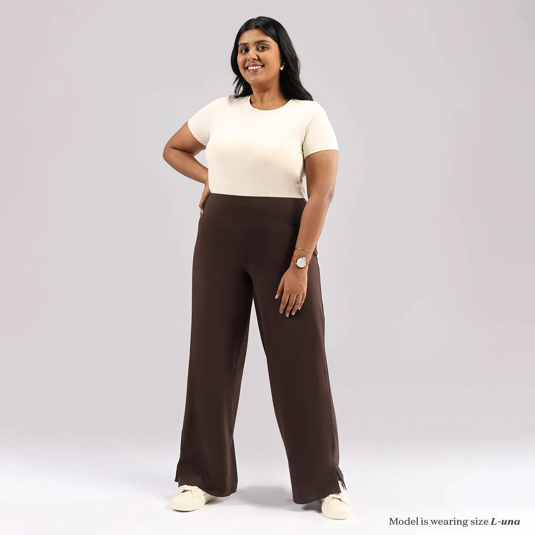 AM:PM Air Wide Trousers - Cotton Tall