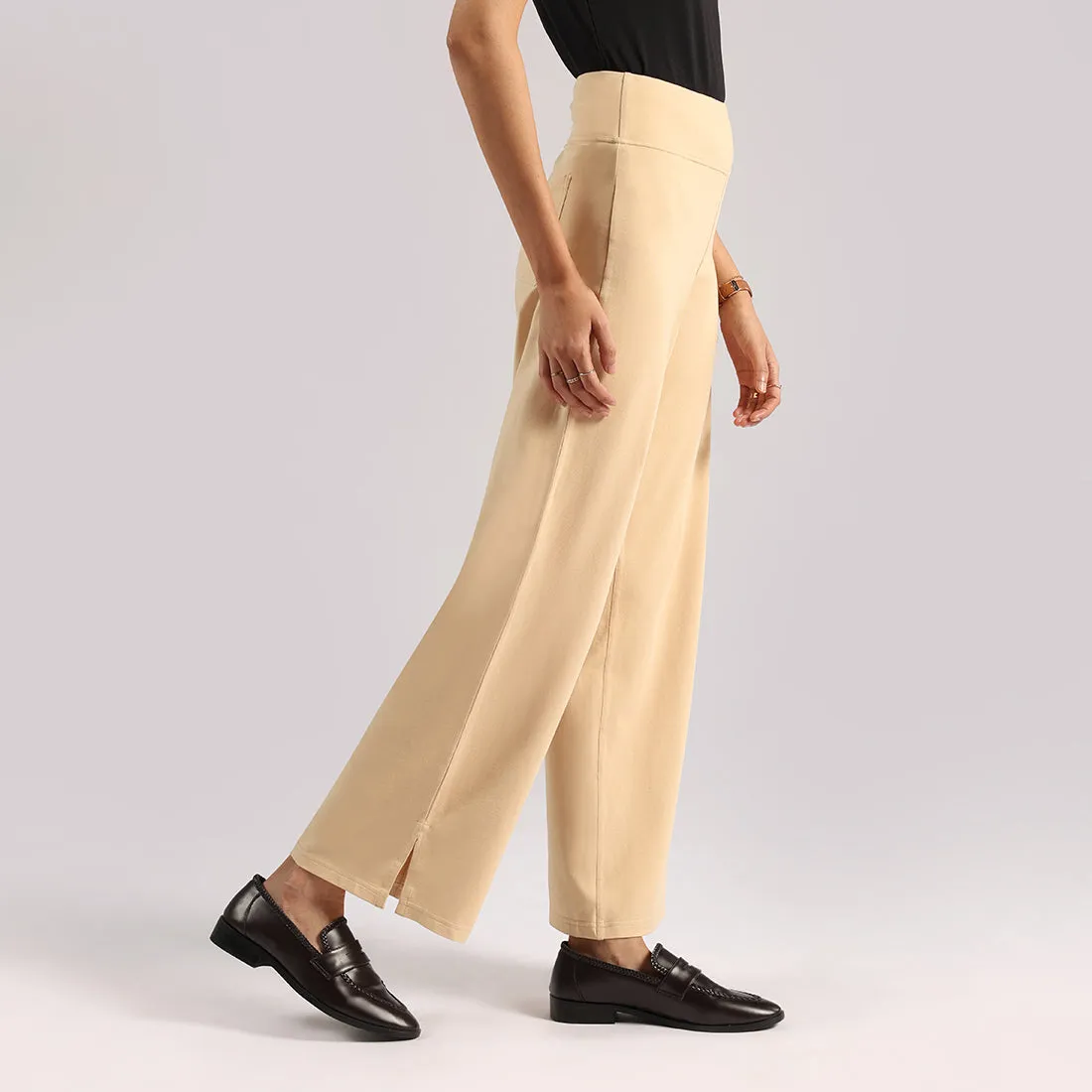 AM:PM Air Wide Trousers - Cotton Tall