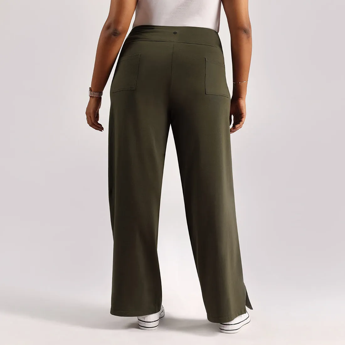 AM:PM Air Wide Trousers - Cotton Tall