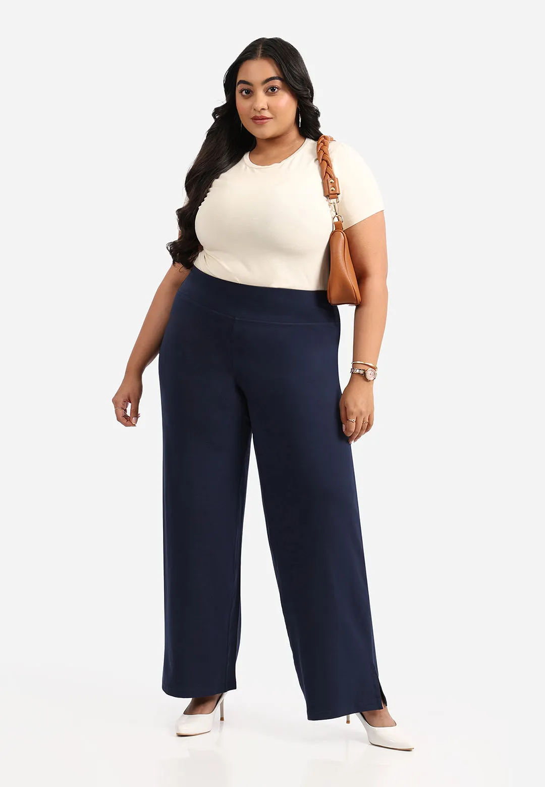 AM:PM Air Wide Trousers - Cotton Tall