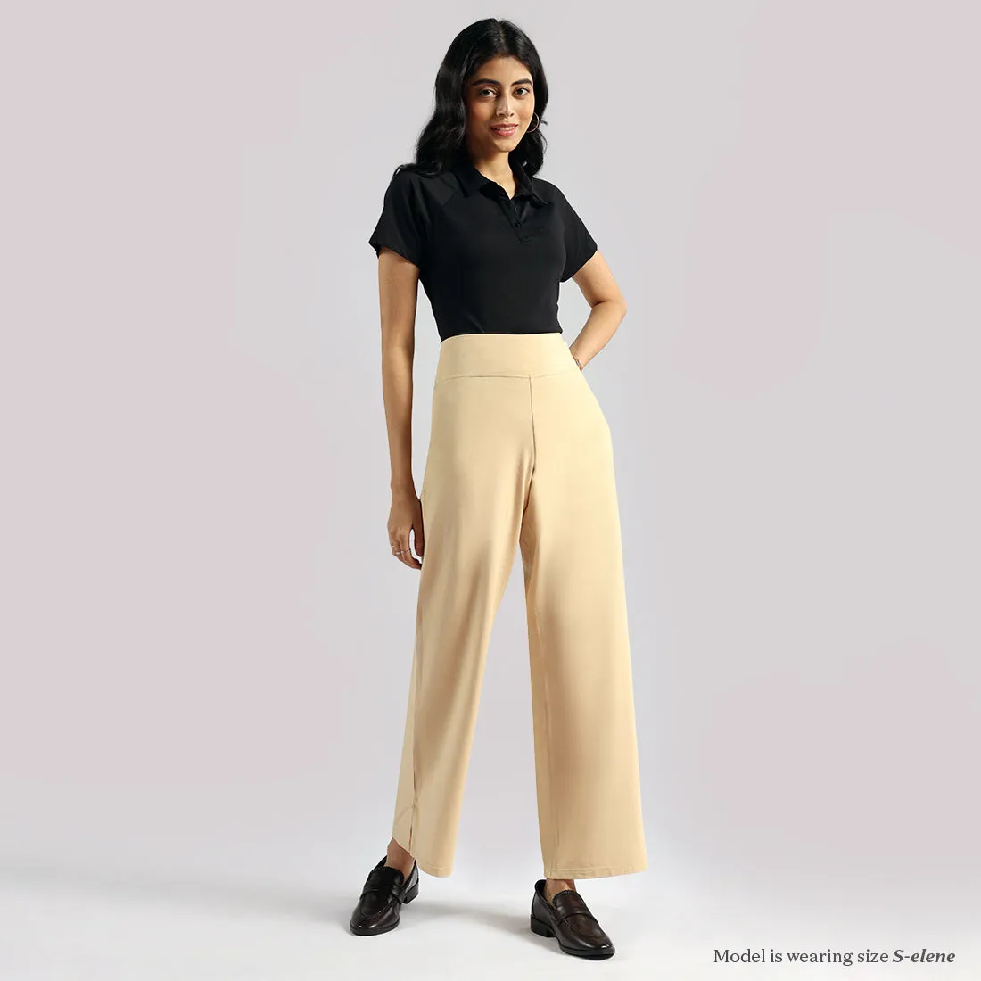 AM:PM Air Wide Trousers - Cotton Tall