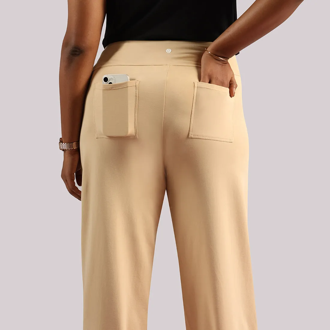 AM:PM Air Wide Trousers - Cotton Tall