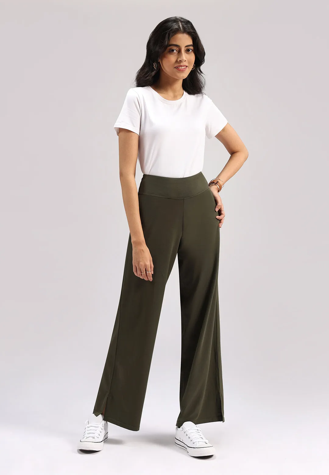 AM:PM Air Wide Trousers - Cotton Tall