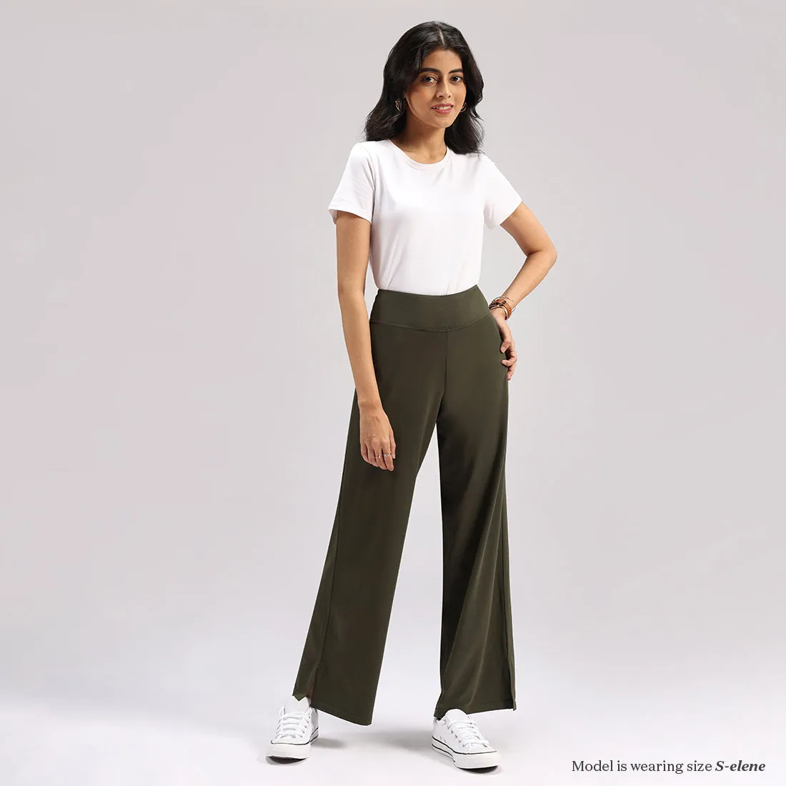 AM:PM Air Wide Trousers - Cotton Tall