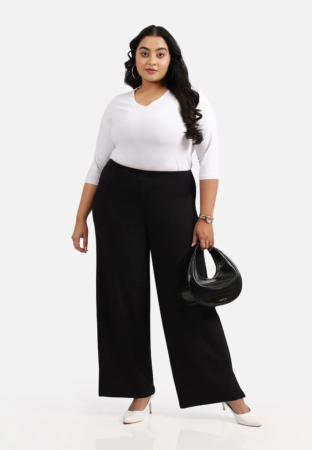 AM:PM Air Wide Trousers - Cotton Tall