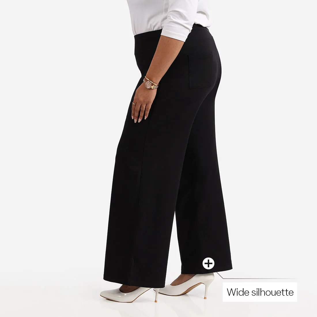 AM:PM Air Wide Trousers - Cotton Tall