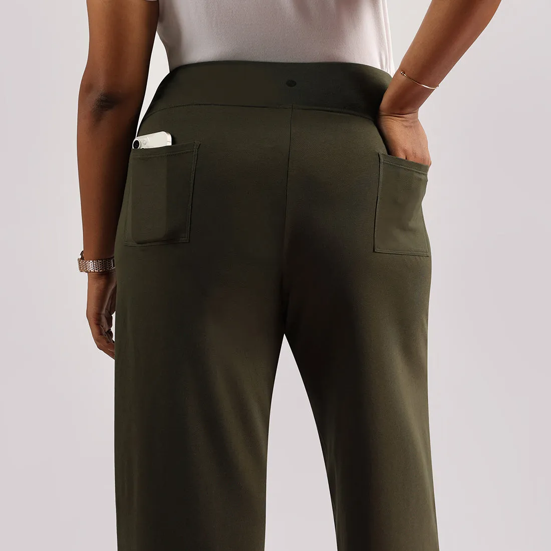 AM:PM Air Wide Trousers - Cotton Tall