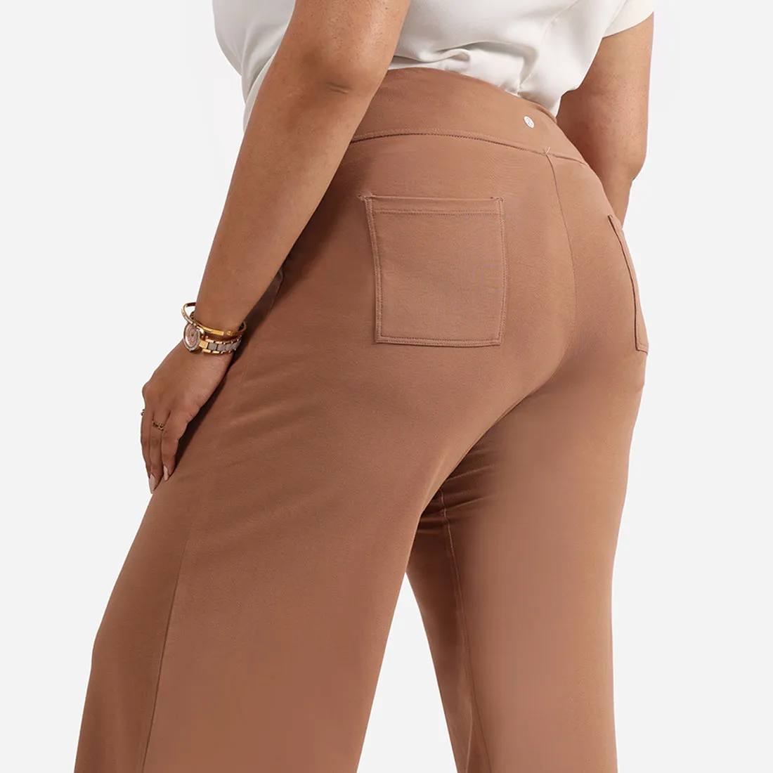AM:PM Air Wide Trousers - Cotton Tall