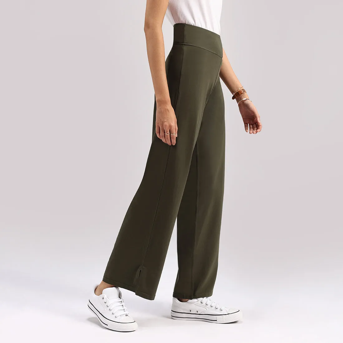 AM:PM Air Wide Trousers - Cotton Tall