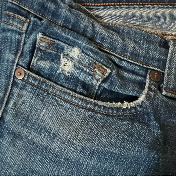 ANTHROPOLOGIE J Brand Denim Pencil Leg Mid Rise Jeans Size 31