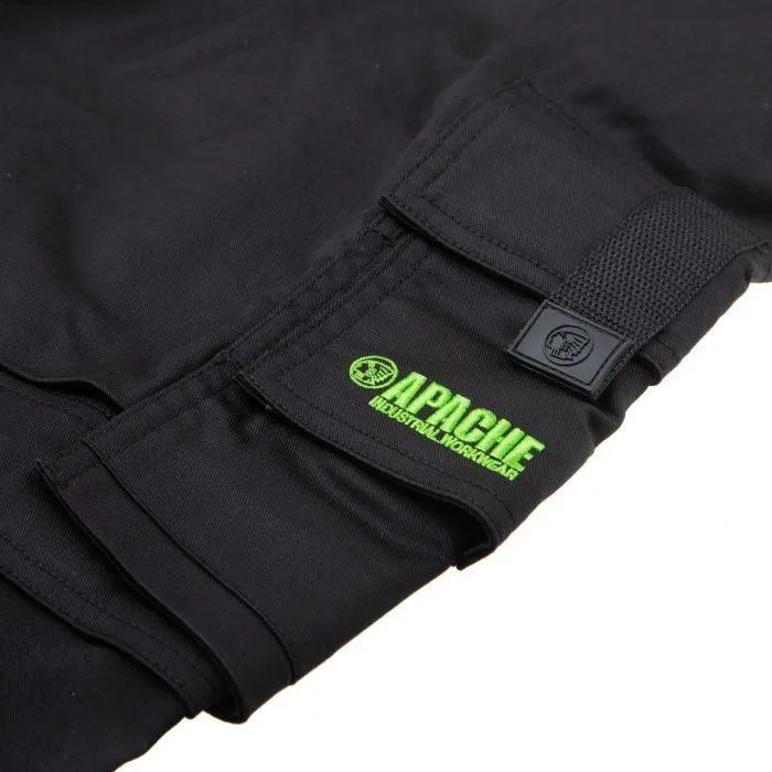 Apache Bancroft Slim Fit Stretch Holster Trousers - Black