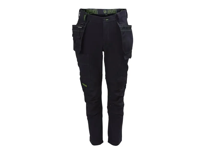 Apache Calgary Black Stretch Holster Trousers Waist 38in Leg 31in