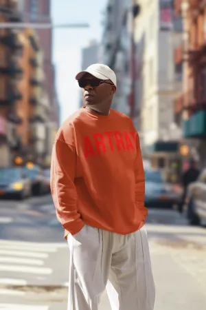ArtRat Sweatshirt in Burnt Orange