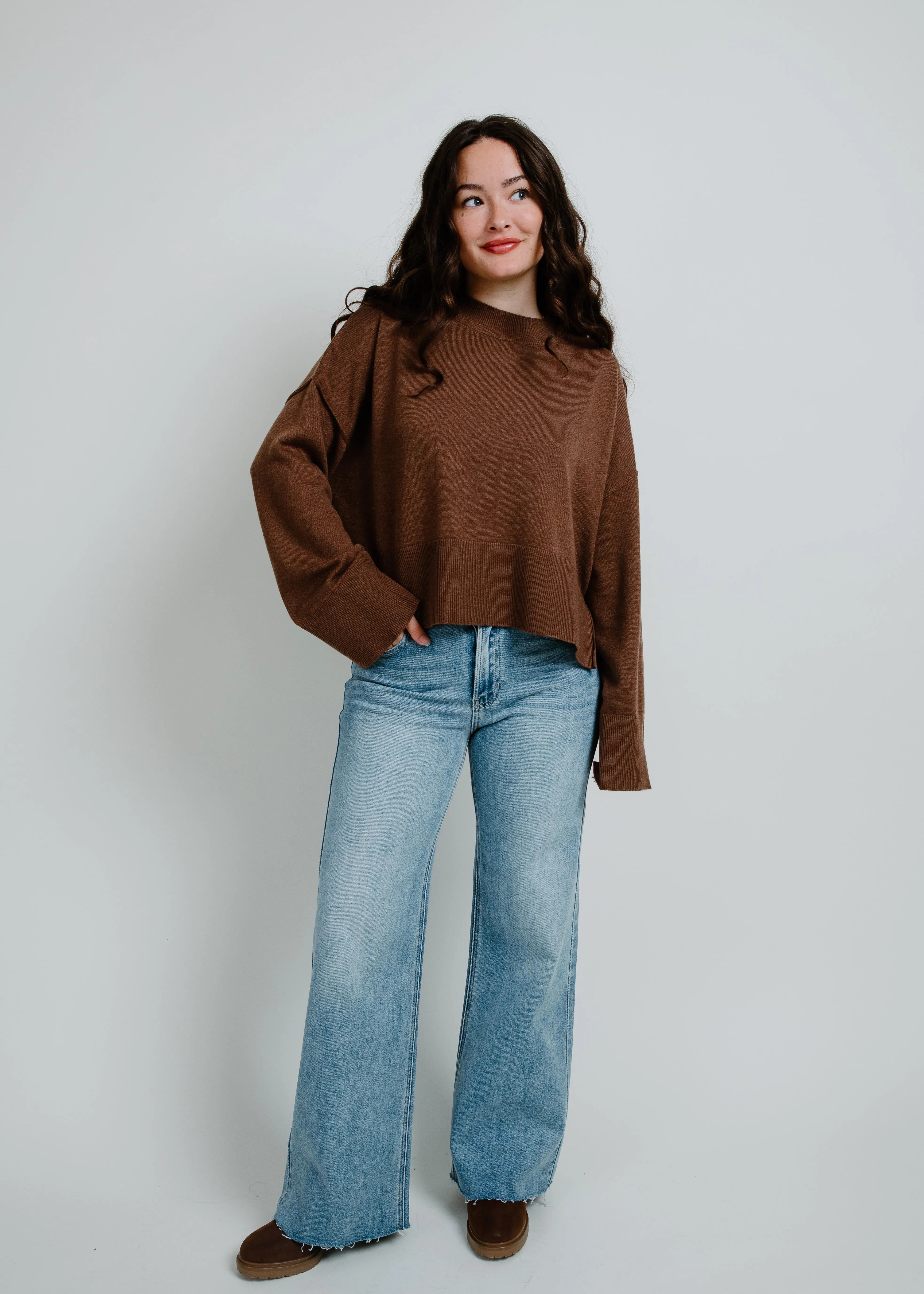 Ashley Wide Leg Denim - Medium Wash