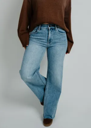 Ashley Wide Leg Denim - Medium Wash
