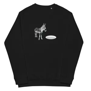 Asshole Unisex organic raglan sweatshirt