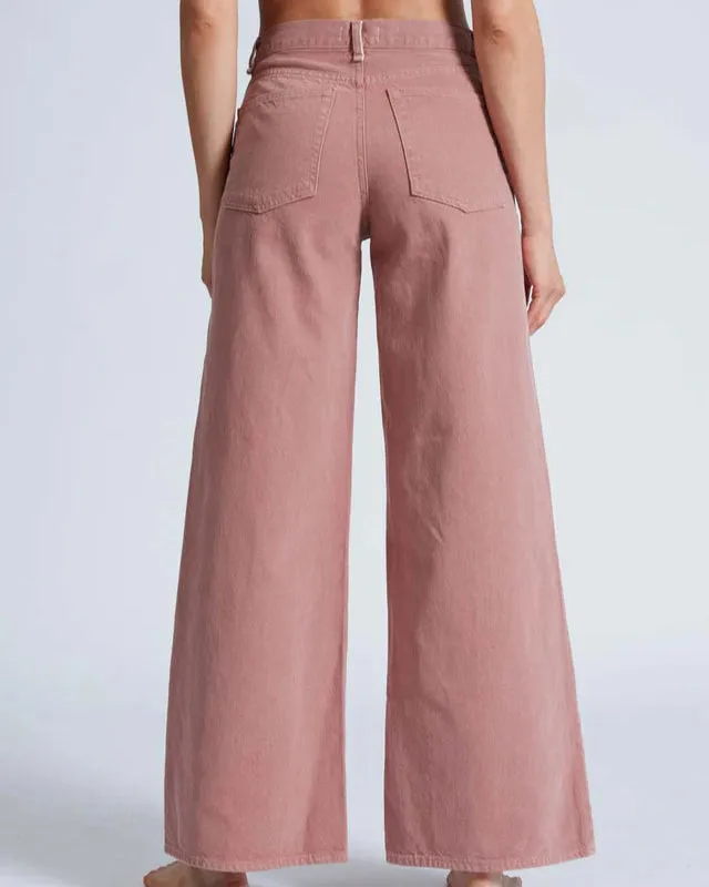 Atomic Wide Leg in Dusty Rose