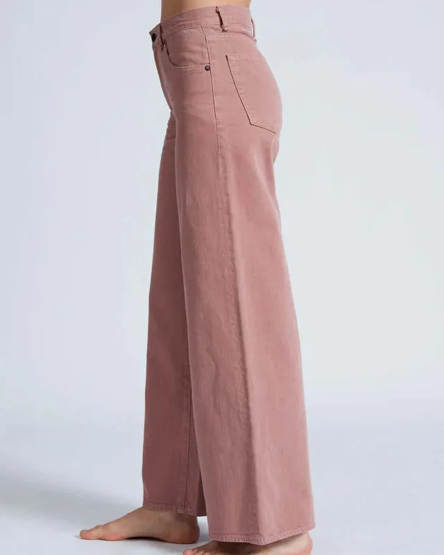 Atomic Wide Leg in Dusty Rose
