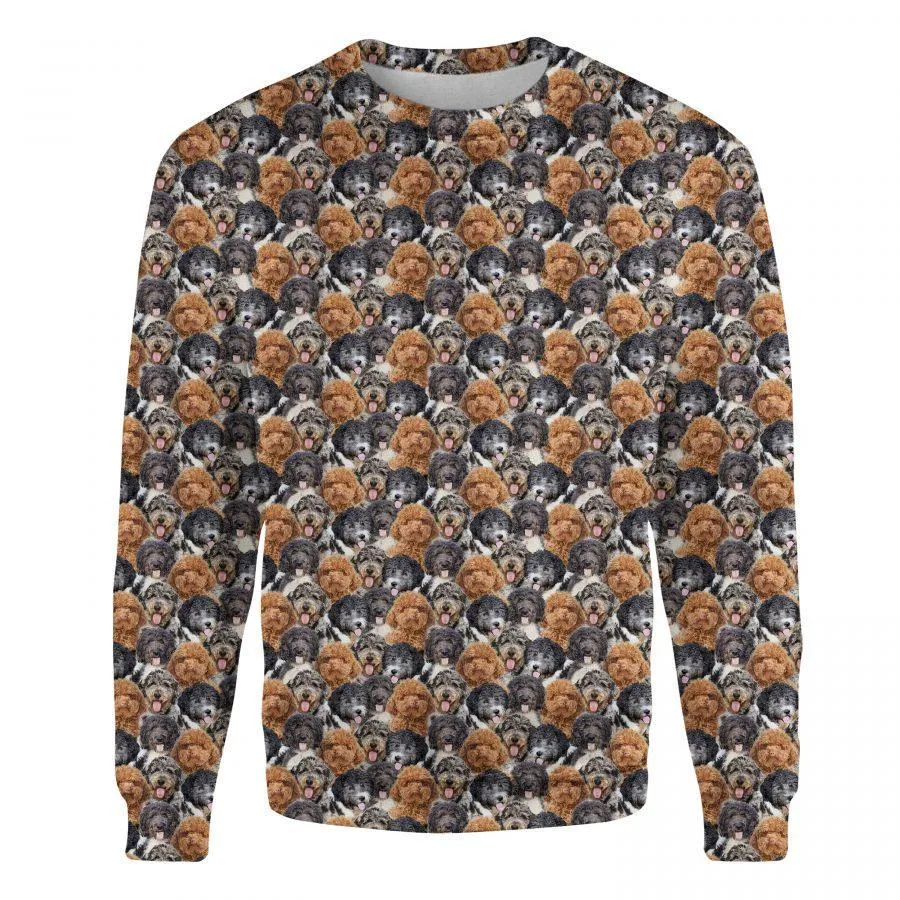 Aussiedoodle - Full Face - Premium Sweatshirt