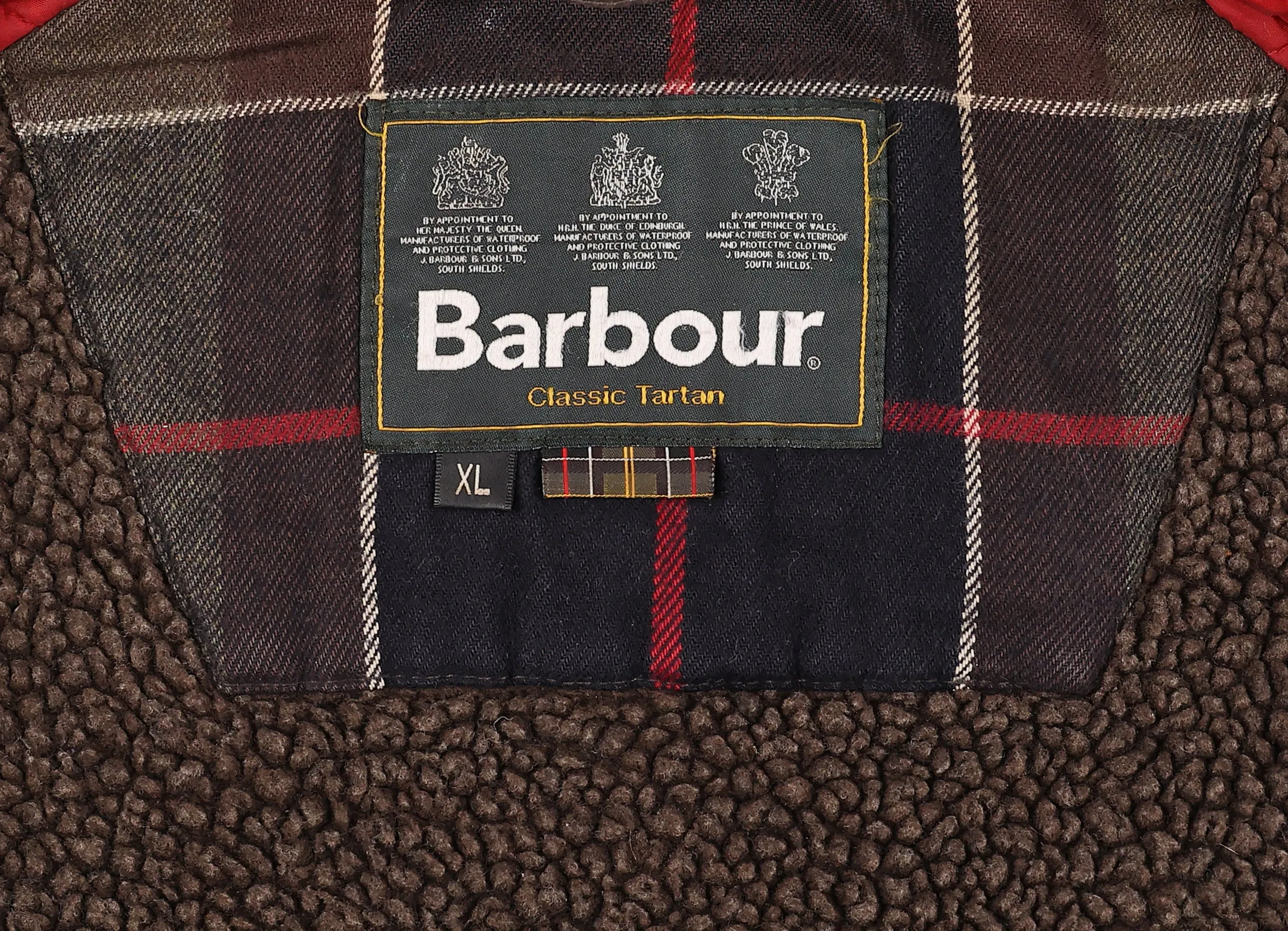 Barbour Brindle Wax Parka Jacket Coat - Green - XL
