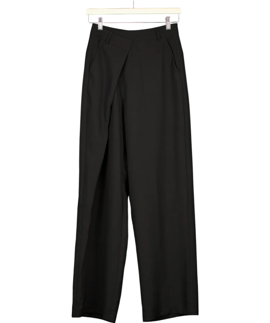Bayse Black Straight Leg Trousers UK 6