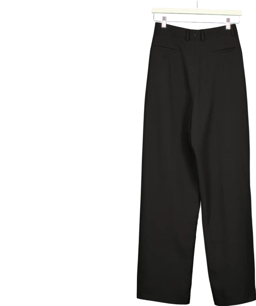 Bayse Black Straight Leg Trousers UK 6