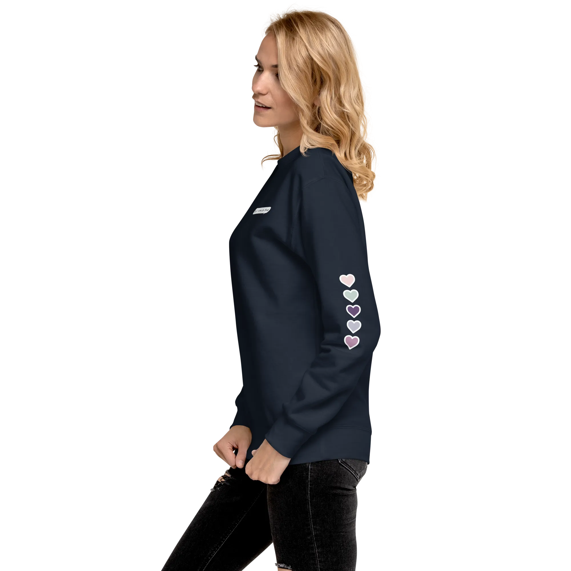 Be There in Five Text Bubble Unisex Premium Sweatshirt (Part of Matching Set- Sold Separately!) *