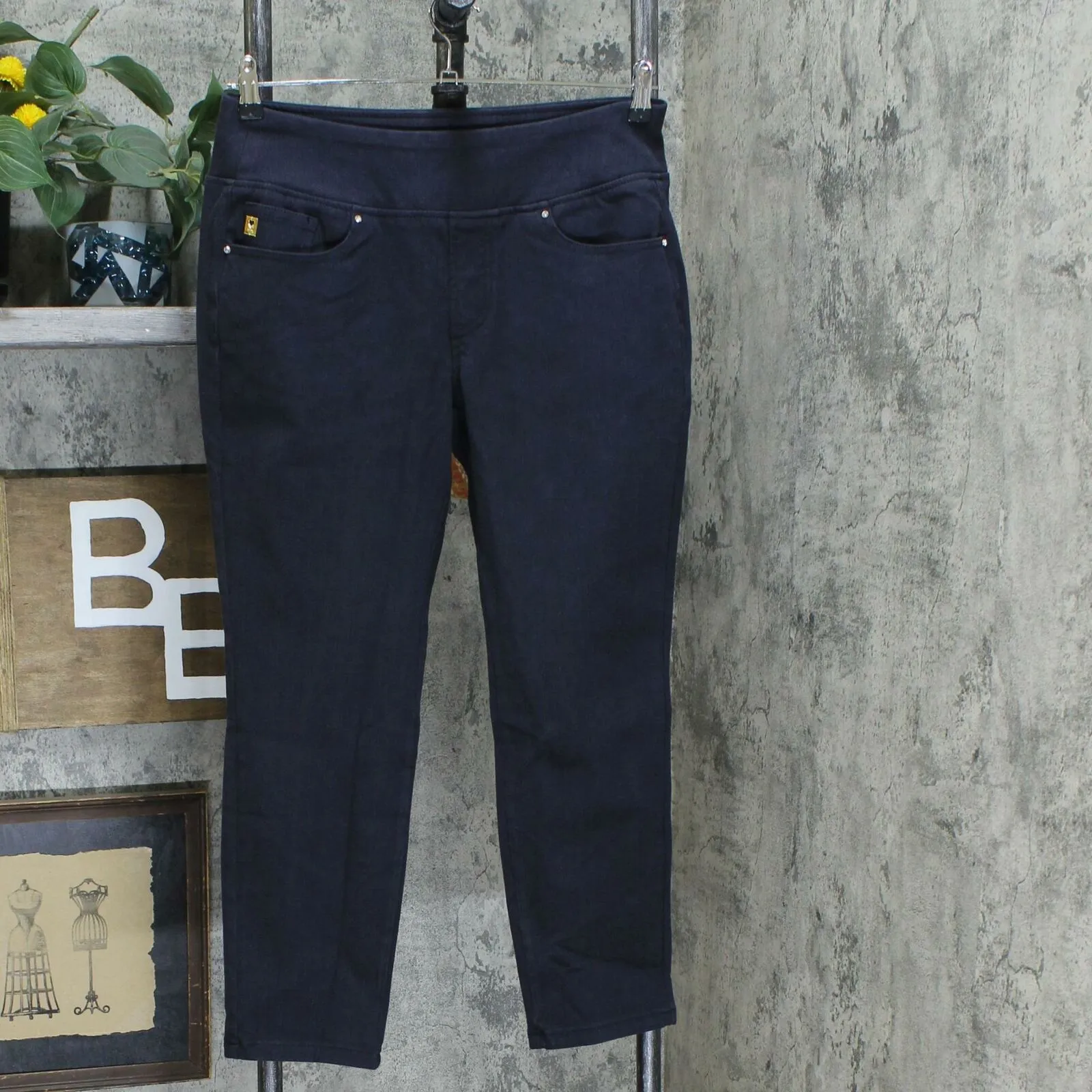 Belle By Kim Gravel Petite Flexibelle Pull-On Knit Jeggings